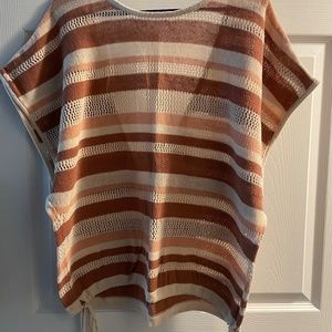 Anthropologie crochet v-back poncho